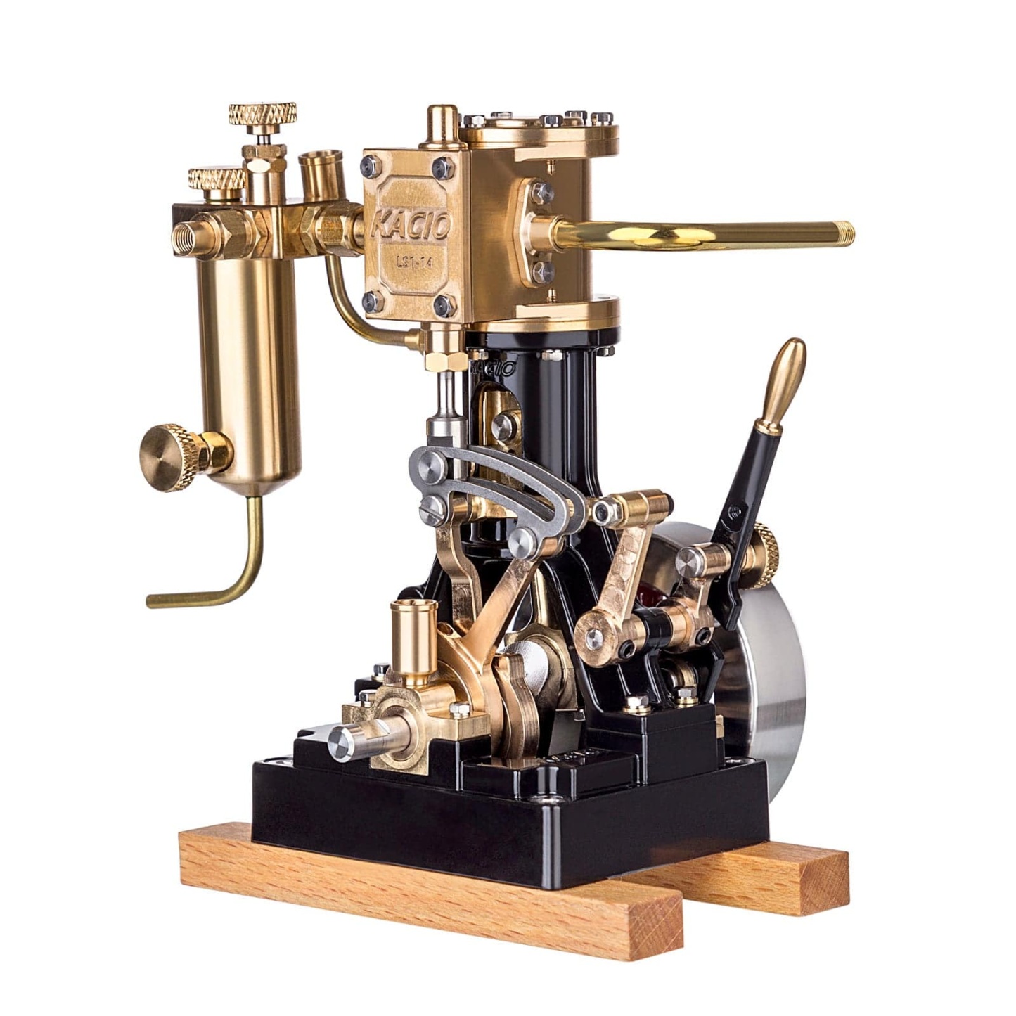 KACIO LS1-14 Single Cylinder Reciprocating Steam Engine Model for 60cm Marine Boats-helloworld7
