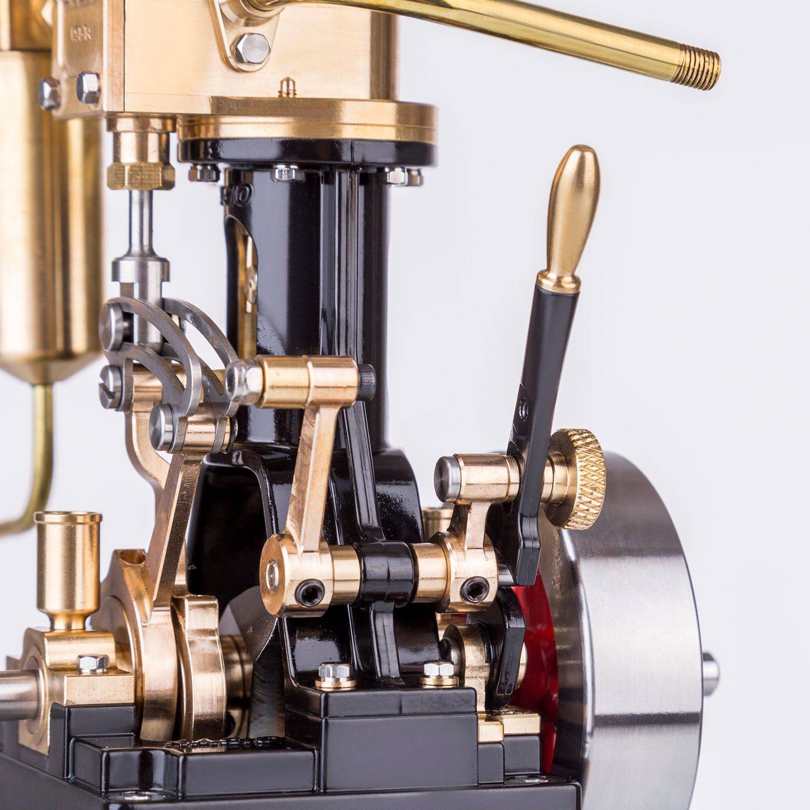 HelloWorld7-KACIO LS1-14 Inline Single Cylinder Reciprocating Steam Engine Piston Engines Model for 60cm+ Boat Ship (without Boiler)-helloworld7