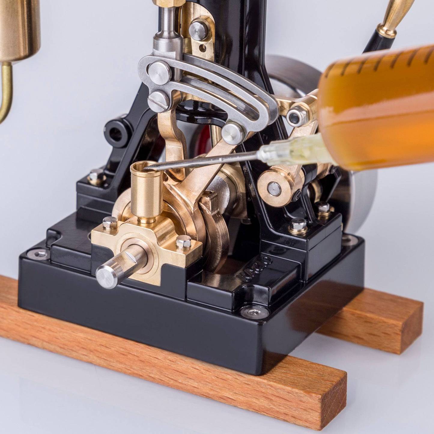 KACIO LS1-14 Single Cylinder Reciprocating Steam Engine Model for 60cm Marine Boats-helloworld7