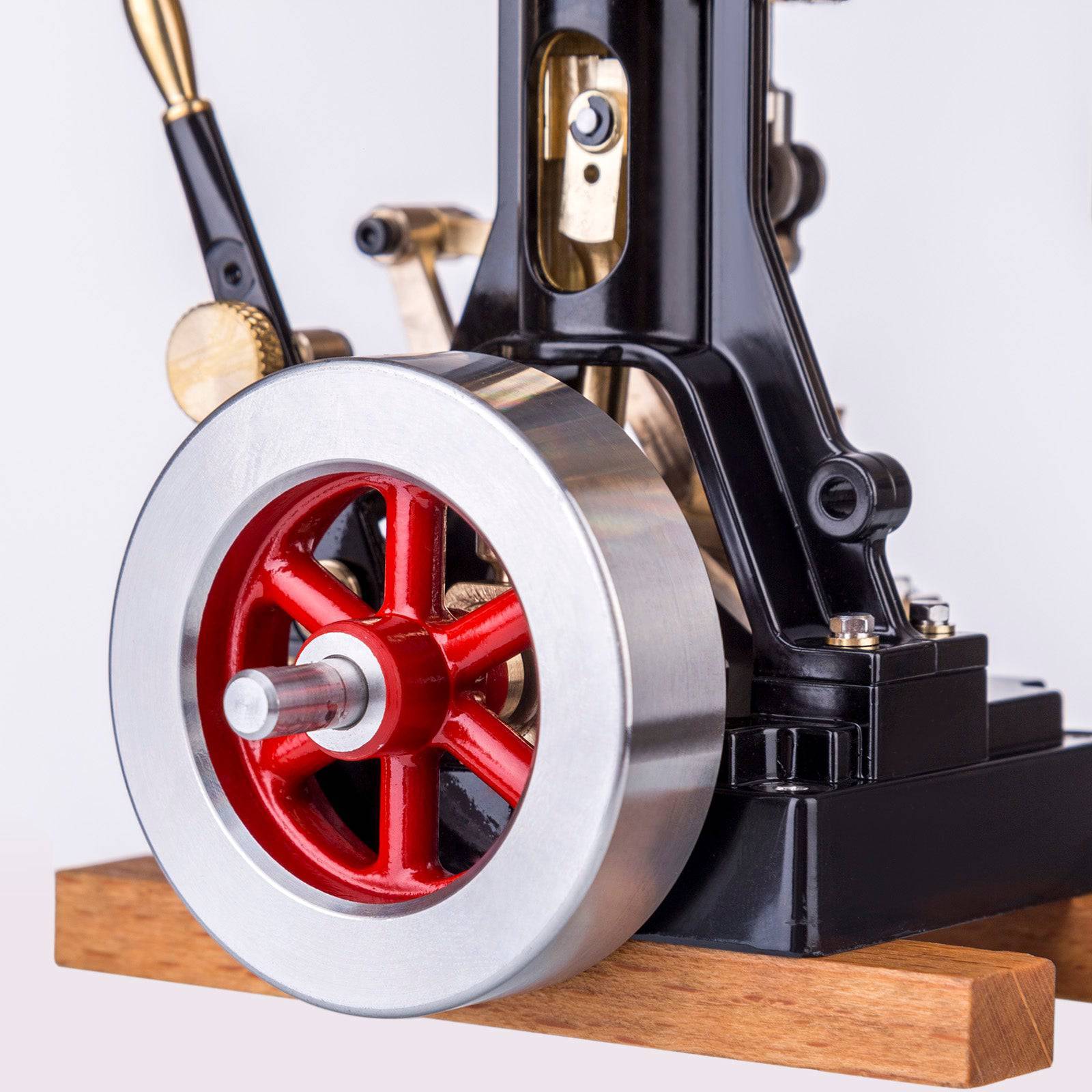 HelloWorld7-KACIO LS1-14 Inline Single Cylinder Reciprocating Steam Engine Piston Engines Model for 60cm+ Boat Ship (without Boiler)-helloworld7