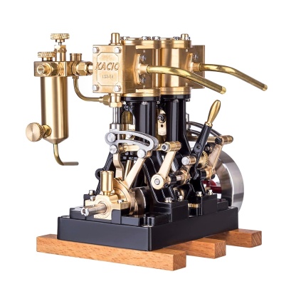 KACIO LS2-14 2 Cylinder Marine Steam Engine Model for RC Boats-helloworld7
