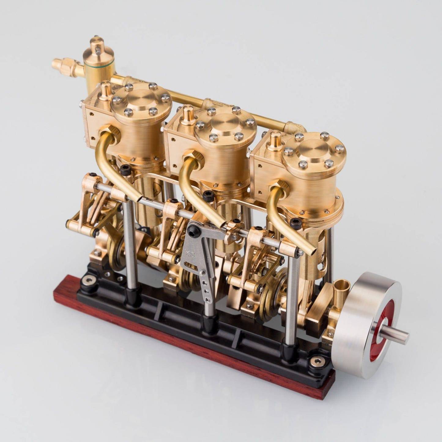 KACIO LS3-13S 3 Cylinder Marine Steam Engine Model for RC Boats 80-120cm-helloworld7