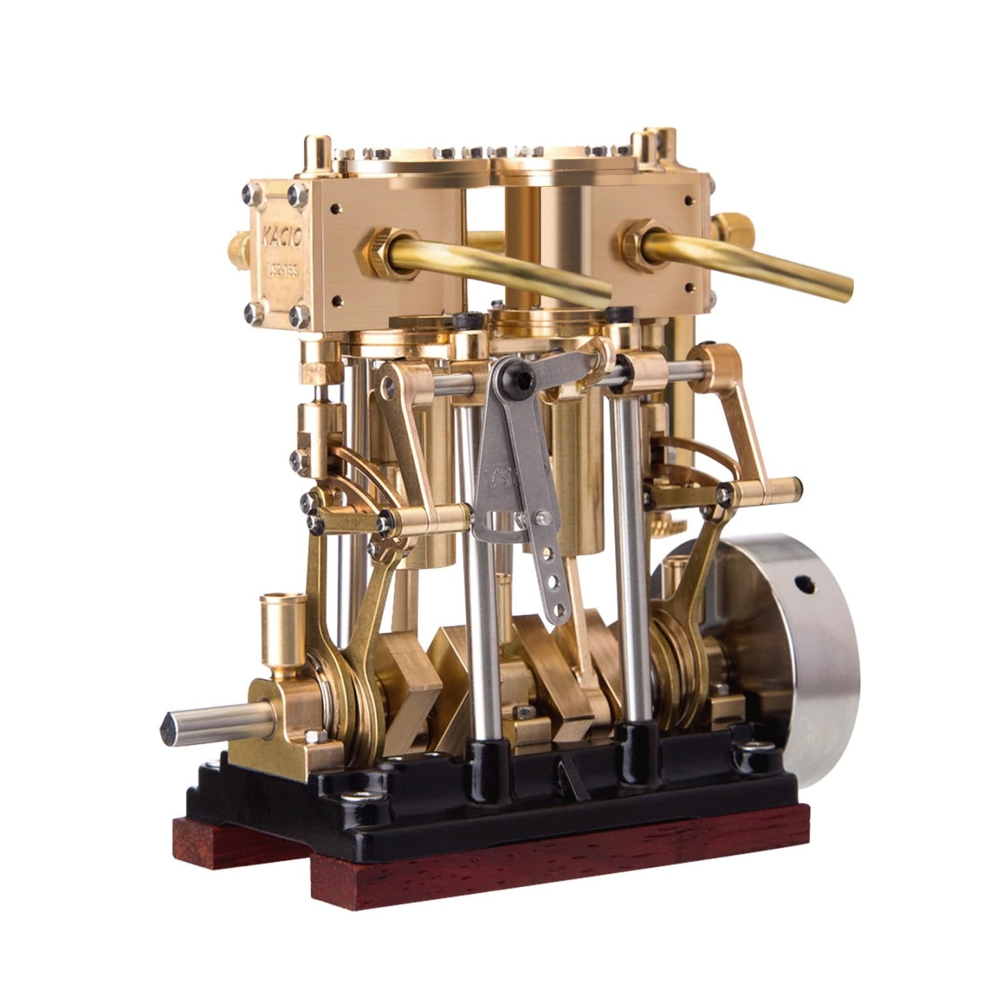 HelloWorld7-KACIO LS2-13S Two Cylinder Reciprocating Steam Engine Model for 80-120CM Steamship