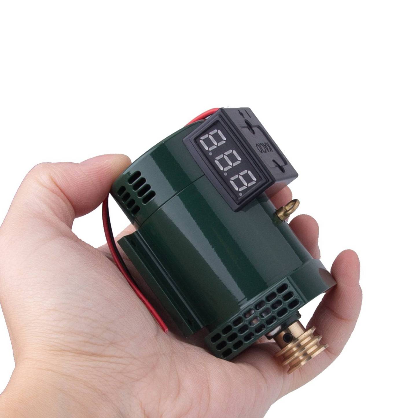 KACIO RS445-1 12V DC Generator Model with Digital Voltmeter for Whippet Steam Engine-helloworld7