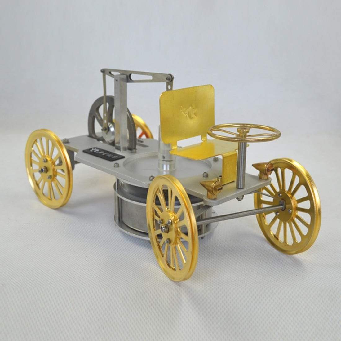 HelloWorld7-Low Temperature Difference Stirling Engine Car Model Gift Collection Science STEM Toy