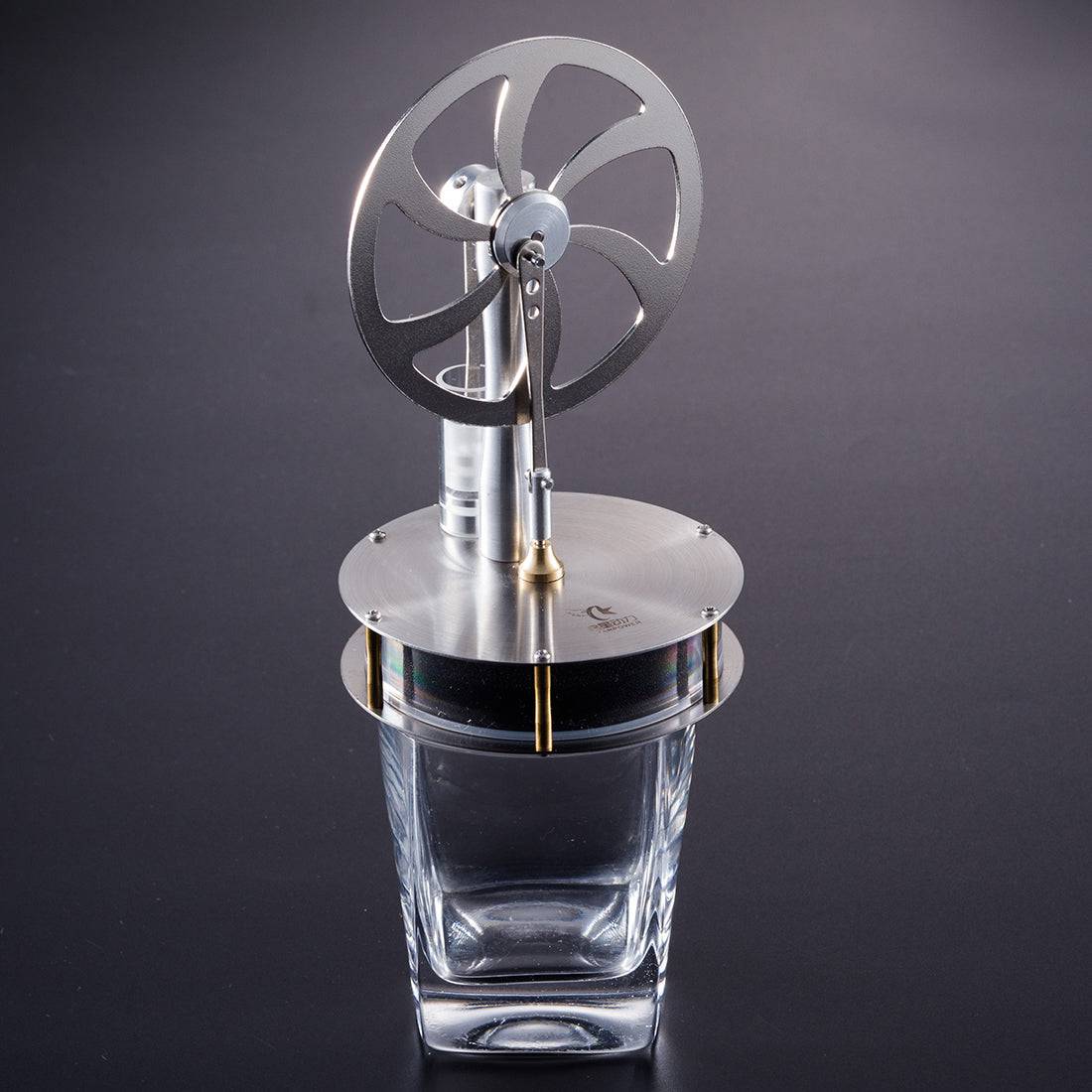 HelloWorld7-Low Temperature Differential LTD Stirling Engine Coffee Powered Gadget