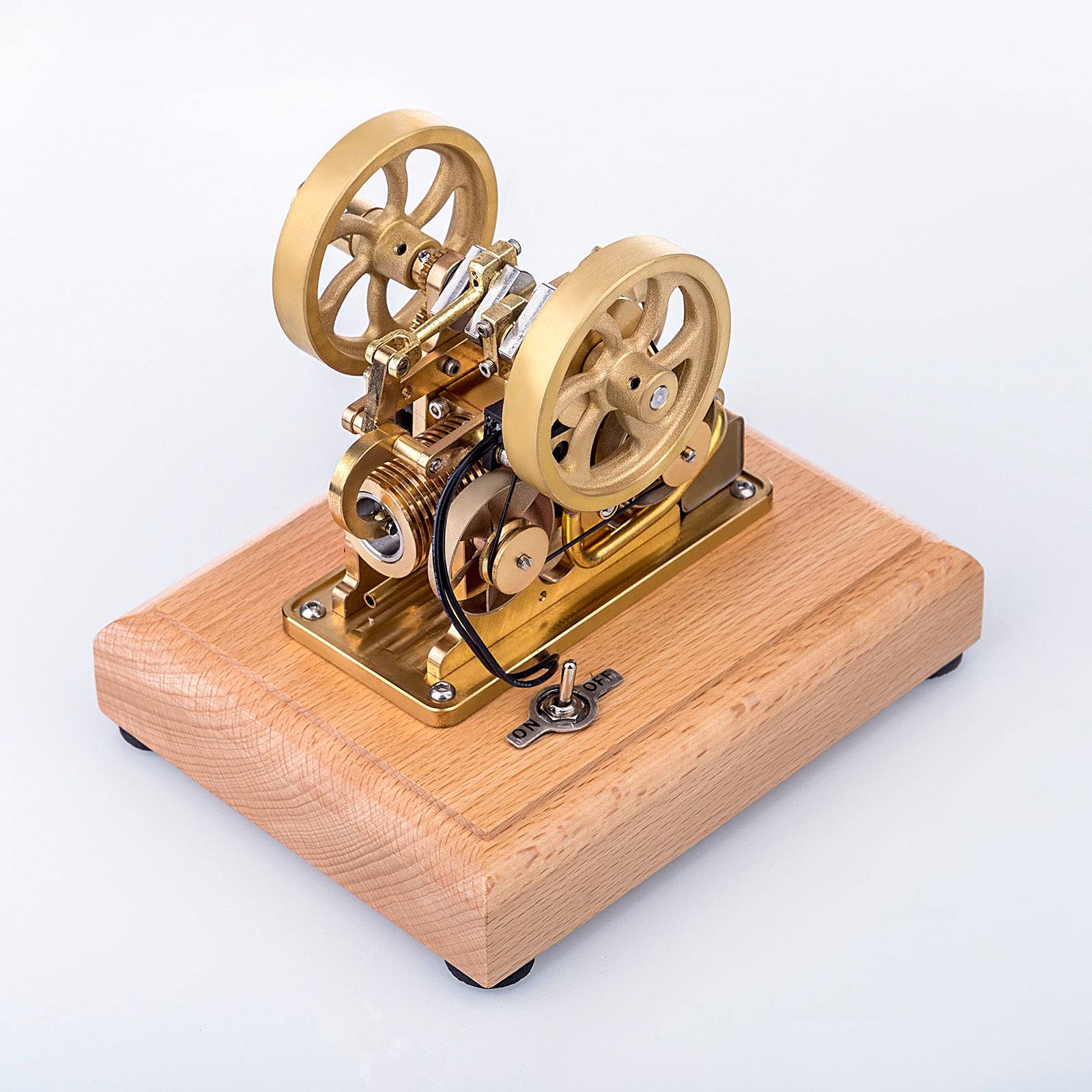 HelloWorld7-M14 1.9cc Mini Atkinson Cycle Differential Opposed Piston 4 Stroke Gas ICE Engine