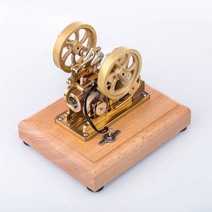 HelloWorld7-M14 1.9cc Mini Atkinson Cycle Differential Opposed Piston 4 Stroke Gas ICE Engine