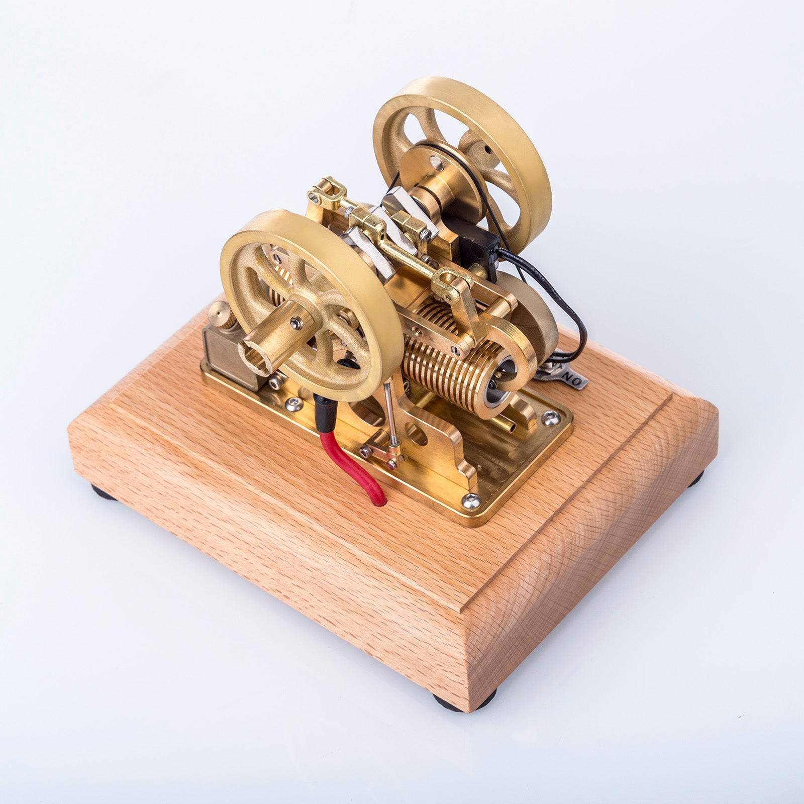 HelloWorld7-M14 1.9cc Mini Atkinson Cycle Differential Opposed Piston 4 Stroke Gas ICE Engine