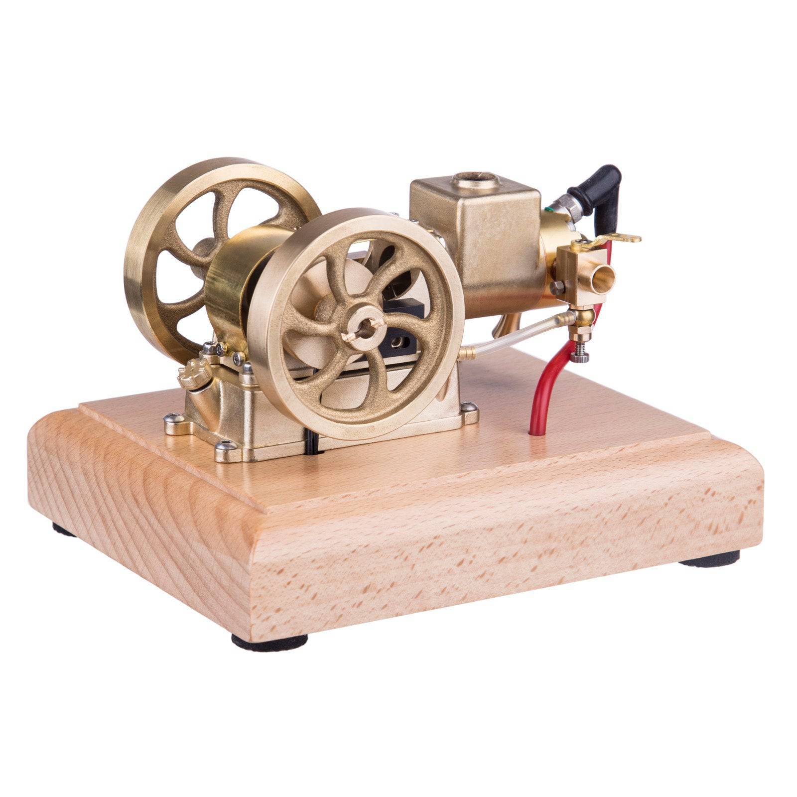 HelloWorld7-M17B Four Stroke Throttle Governed Micro Horizontal Evaporation Watercooled Metal Gasoline 1.6CC ICE Engine Model-helloworld7