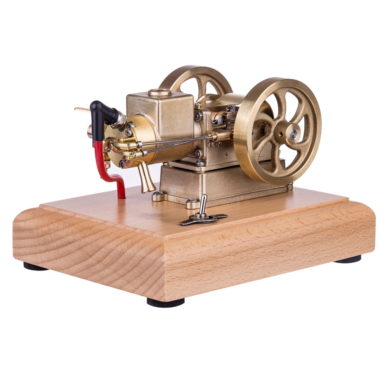 HelloWorld7-M17B Four Stroke Throttle Governed Micro Horizontal Evaporation Watercooled Metal Gasoline 1.6CC ICE Engine Model-helloworld7