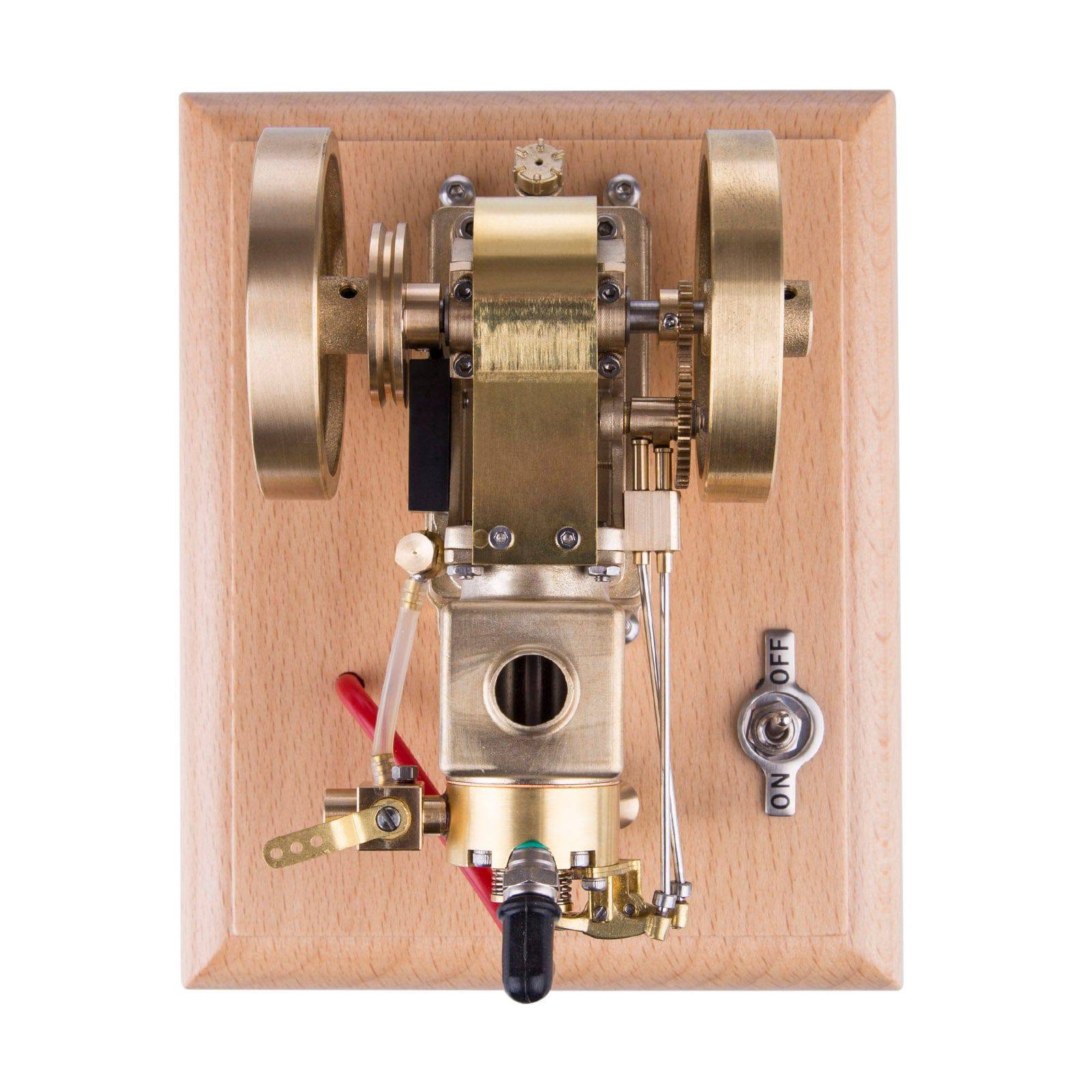 M17B Throttle Governed Horizontal Gas Engine Model 1.6cc Water Cooled 4 Stroke Brass Toy-helloworld7