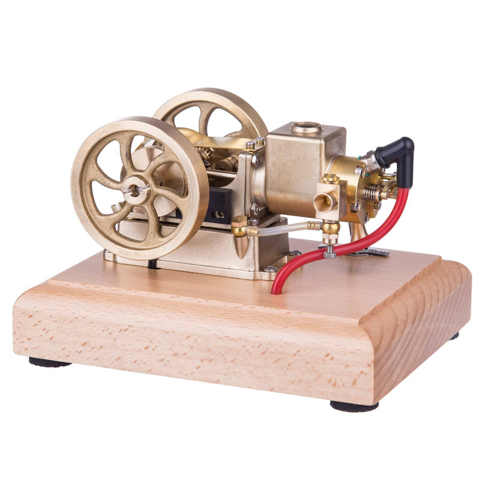 HelloWorld7-M17B Four Stroke Throttle Governed Micro Horizontal Evaporation Watercooled Metal Gasoline 1.6CC ICE Engine Model-helloworld7