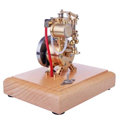 M19 Vertical Hit and Miss Engine Model 1.6cc Mini 4 Stroke Gasoline Motor with Flyball Governor-helloworld7