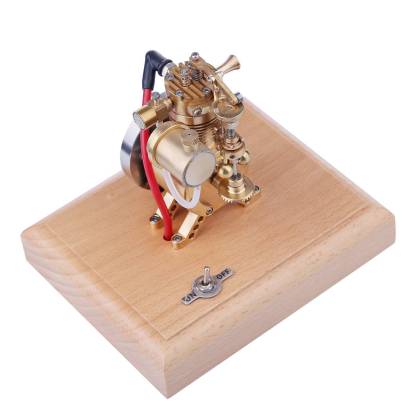 M19 Vertical Hit and Miss Engine Model 1.6cc Mini 4 Stroke Gasoline Motor with Flyball Governor-helloworld7