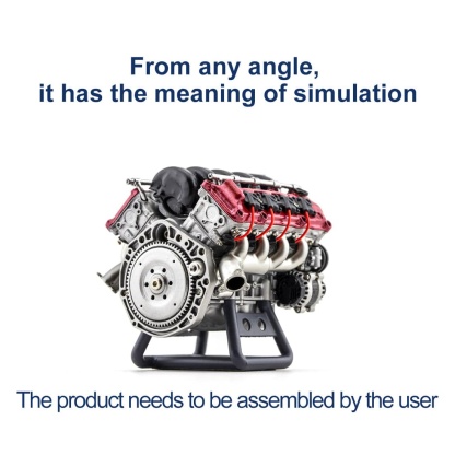 MAD RC DIY V8 Engine Model Kit for Capra VS4-10 Pro - Build Your Own V8 Engine That Works-helloworld7