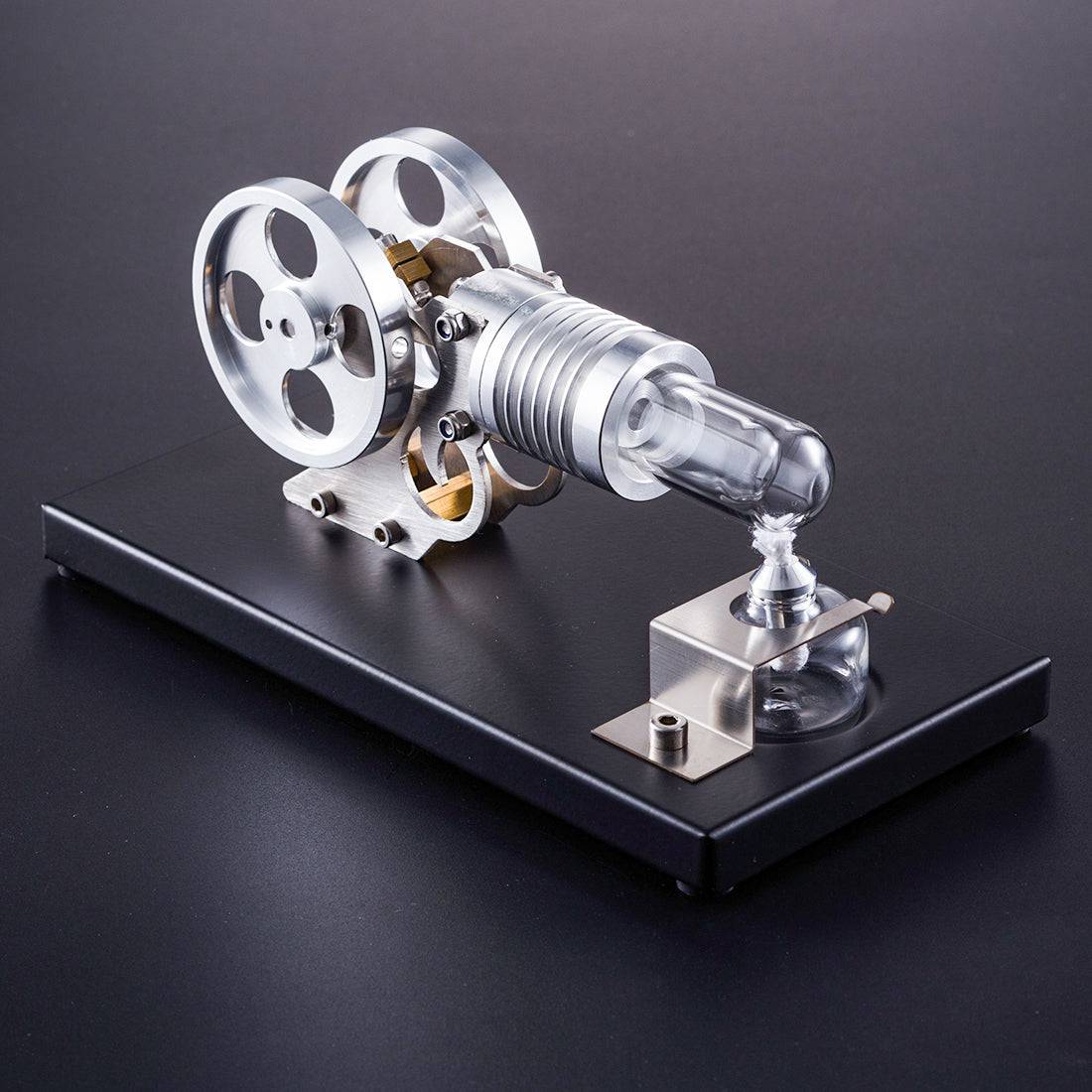 HelloWorld7-Manson Hot Air Single Cylinder Stirling Engine Engine Model Free Energy