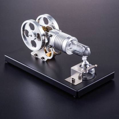 HelloWorld7-Manson Hot Air Single Cylinder Stirling Engine Engine Model Free Energy