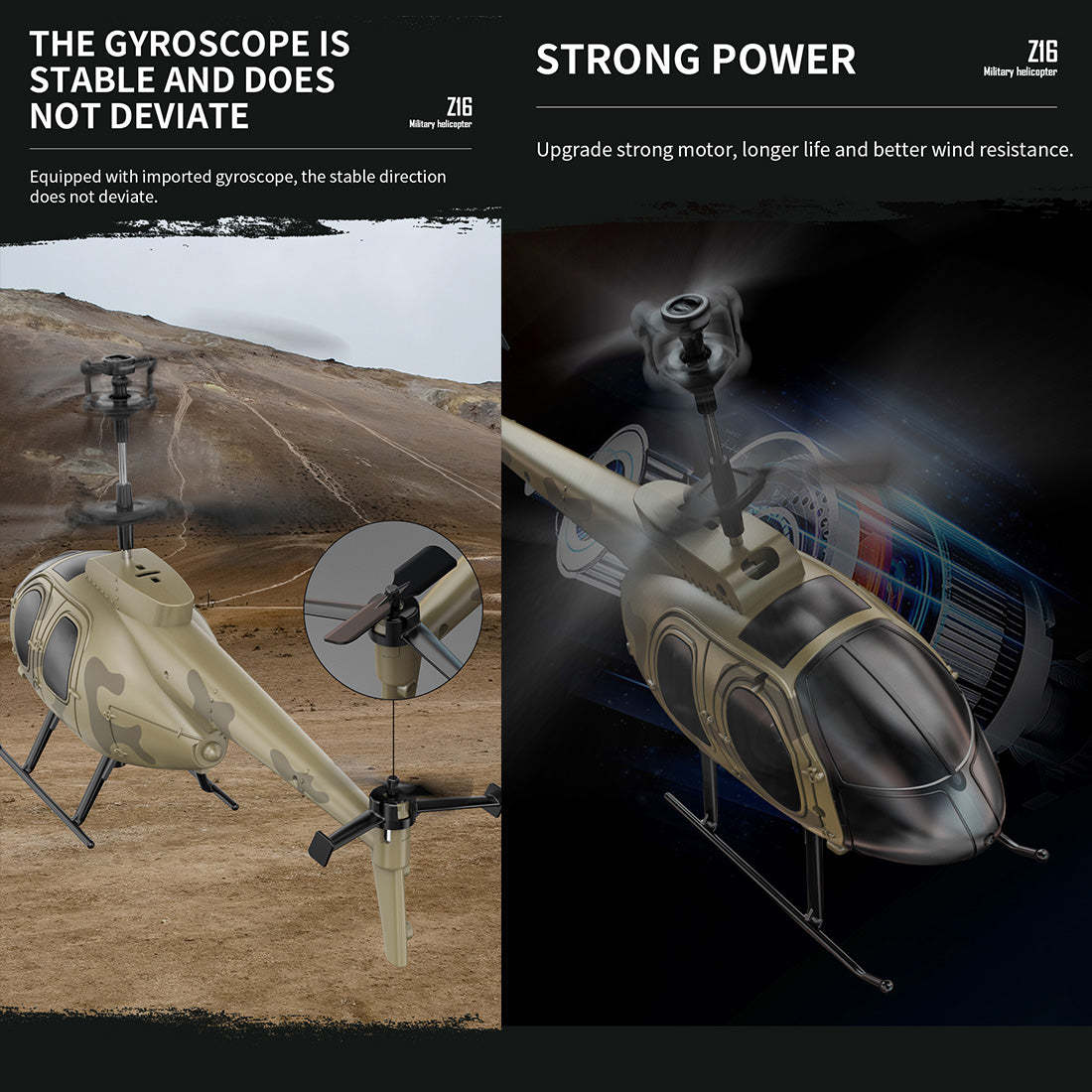 HelloWorld7-MD500 2.4G 4CH 6-axis Gyroscope Simulation RC Helicopter Model - RTF Version