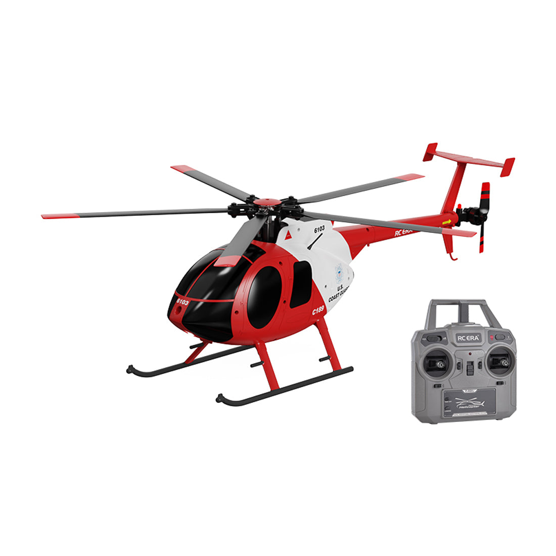 C189 MD500 Little Bird 1/28 Scale 4CH Dual Brushless RC Helicopter RTF Optical Flow