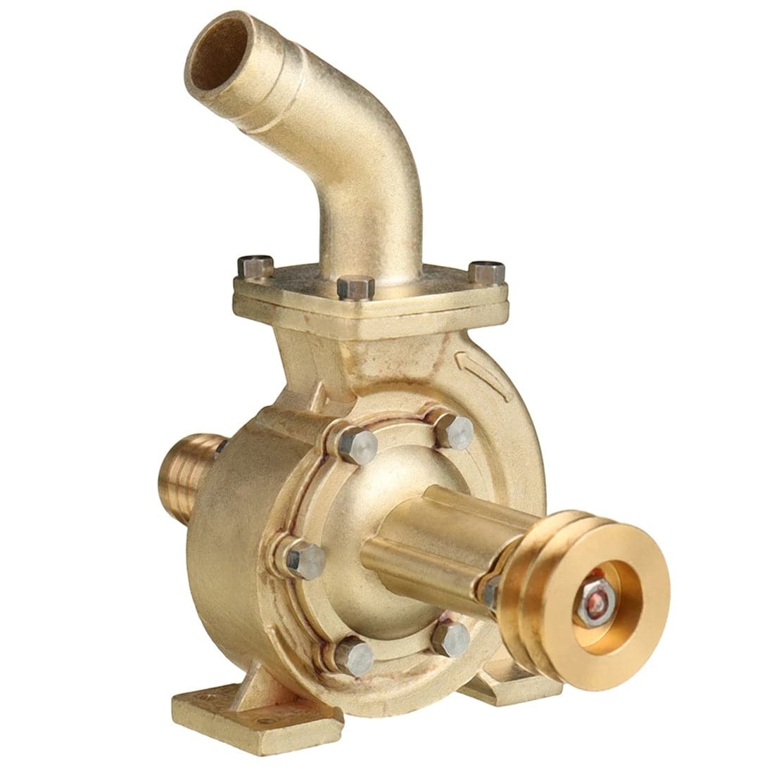 HelloWorld7-Upgrade P70 Mini Brass Water  Vane Pump for M16 M16C Internal Combustion Engine Model