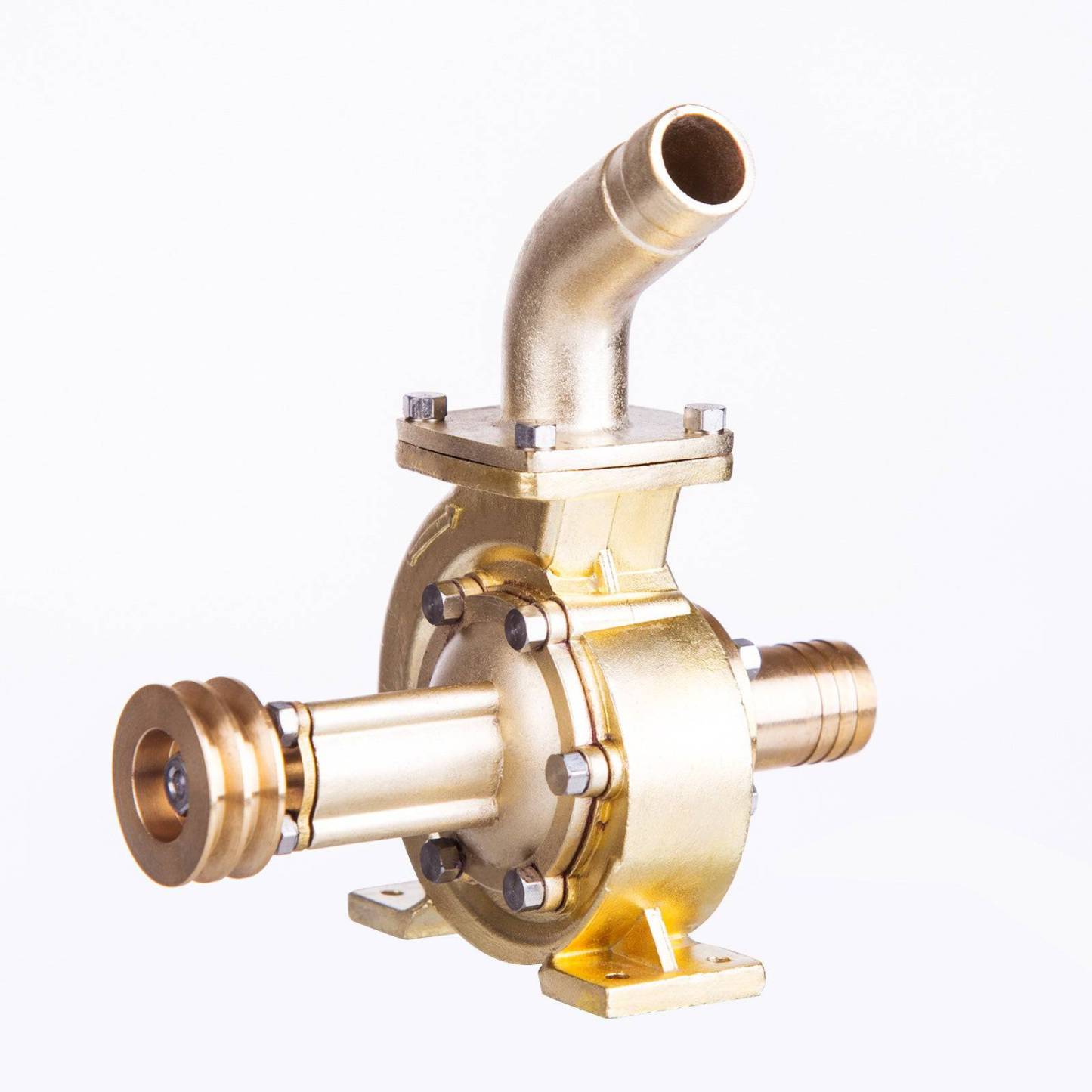 HelloWorld7-Upgrade P70 Mini Brass Water  Vane Pump for M16 M16C Internal Combustion Engine Model