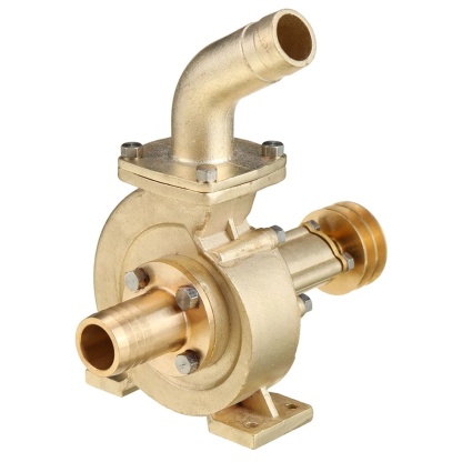 HelloWorld7-Upgrade P70 Mini Brass Water  Vane Pump for M16 M16C Internal Combustion Engine Model