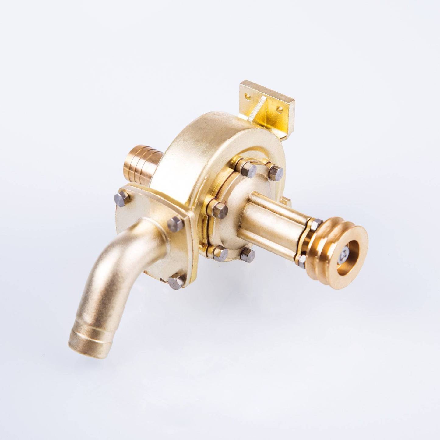 HelloWorld7-Upgrade P70 Mini Brass Water  Vane Pump for M16 M16C Internal Combustion Engine Model