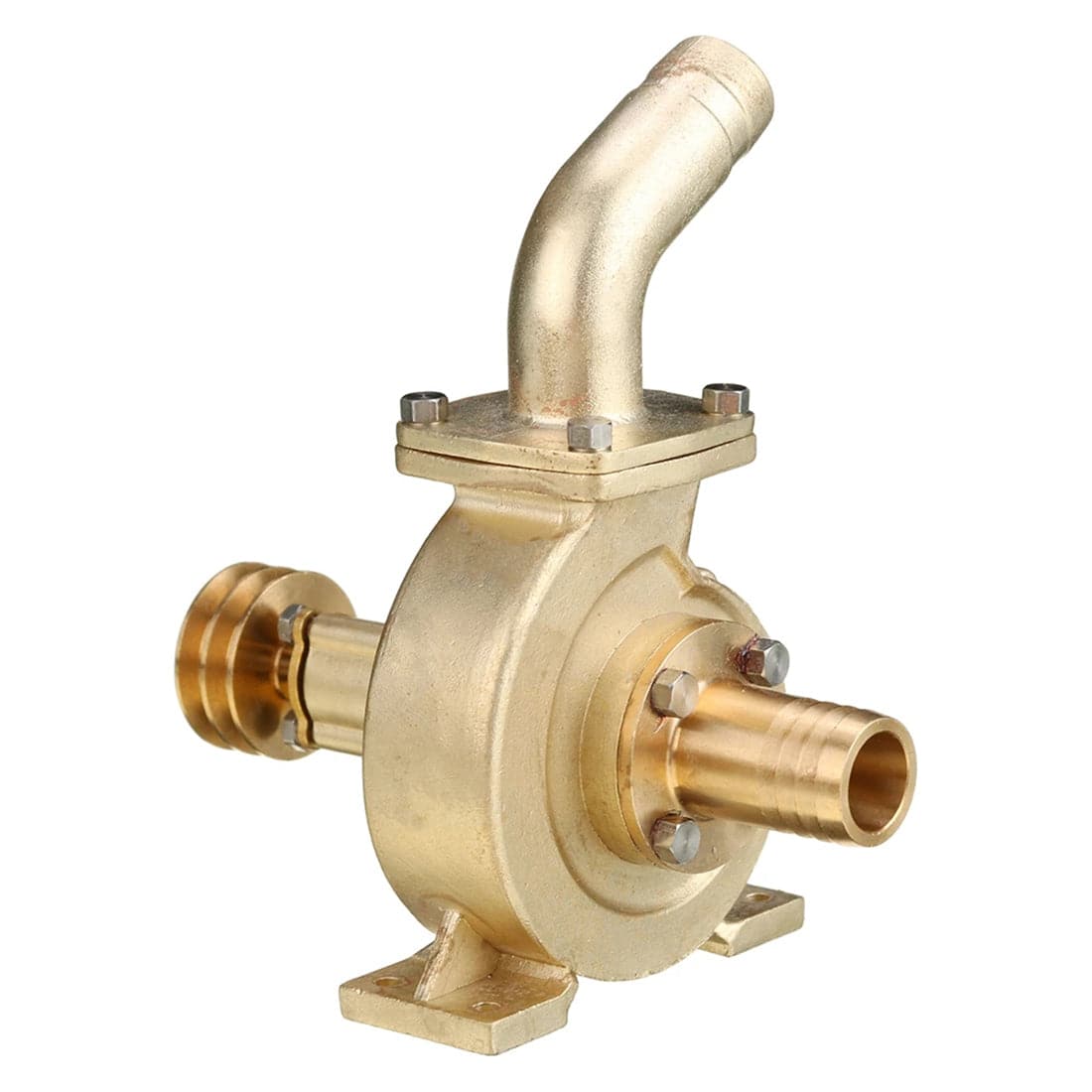 HelloWorld7-Upgrade P70 Mini Brass Water  Vane Pump for M16 M16C Internal Combustion Engine Model