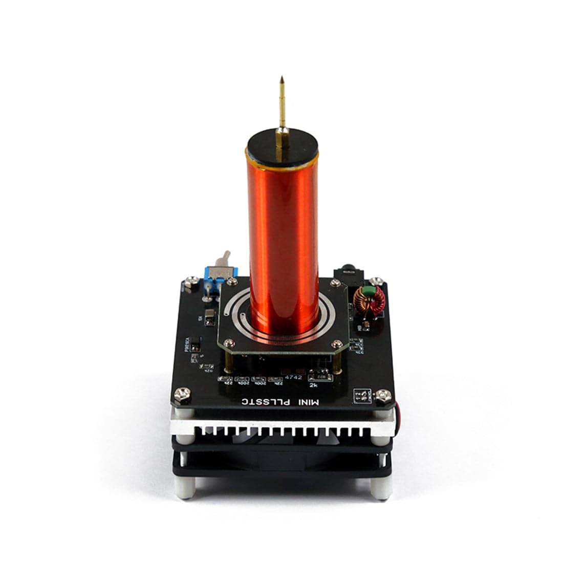 HelloWorld7-Mini Tesla Coil Plasma Speaker Music with 220V to 24V Power Supply - US Plug