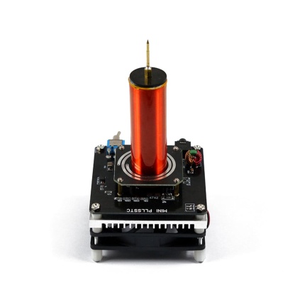 HelloWorld7-Mini Tesla Coil Plasma Speaker Music with 220V to 24V Power Supply - US Plug