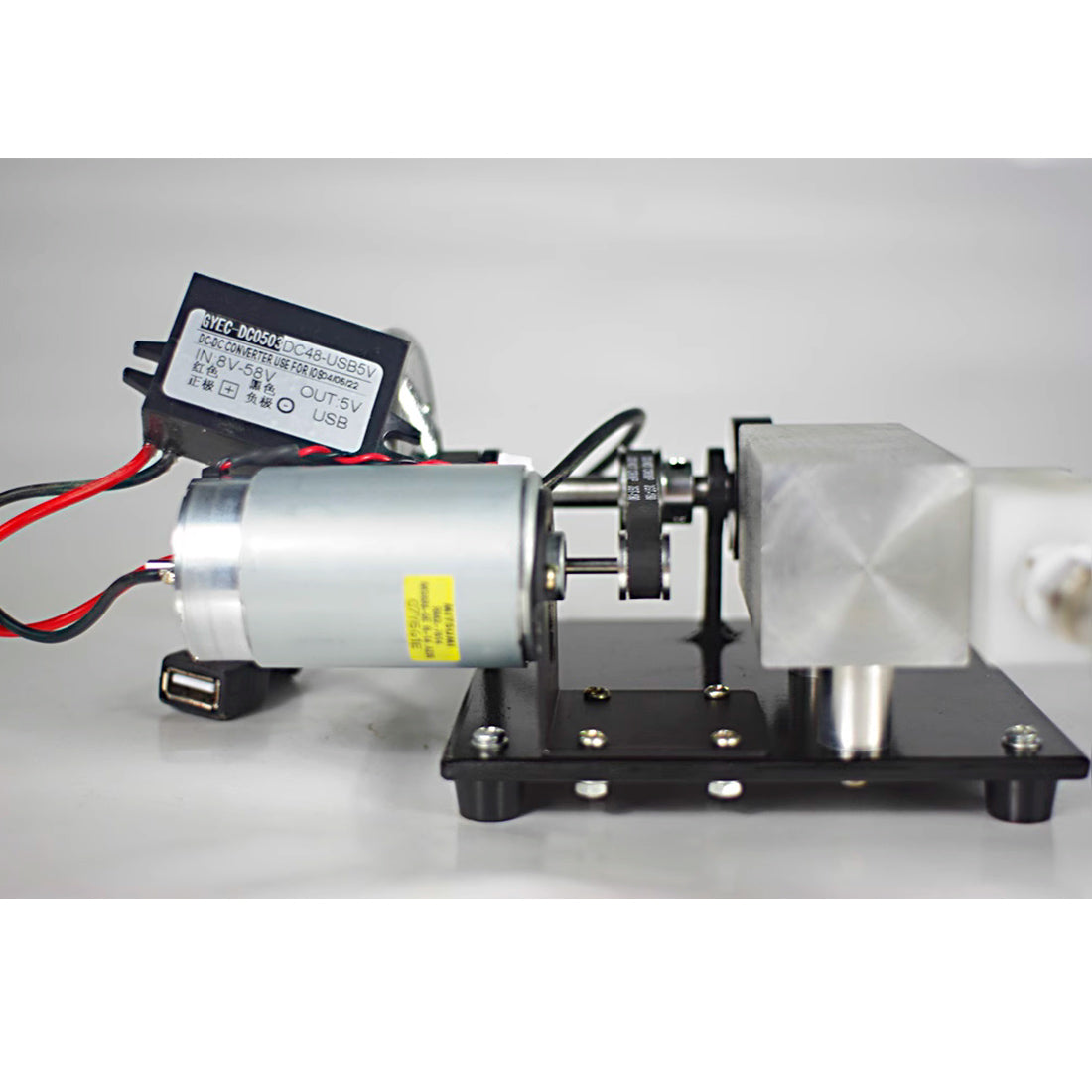 HelloWorld7-Miniature Horizontal  Single Cylinder Steam Engine Generator Model Kits