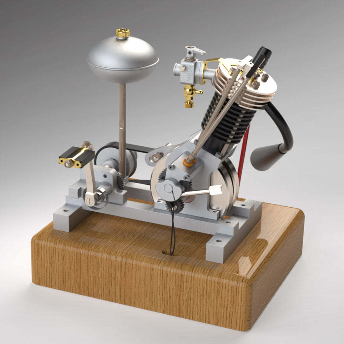 MUSA Hoglet V1 3.3cc Mini 4 Stroke Kickstart Motorcycle Engine Model Gift-helloworld7