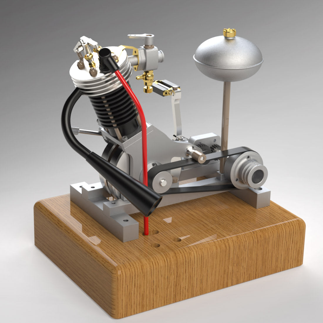 MUSA Hoglet V1 3.3cc Mini 4 Stroke Kickstart Motorcycle Engine Model Gift-helloworld7