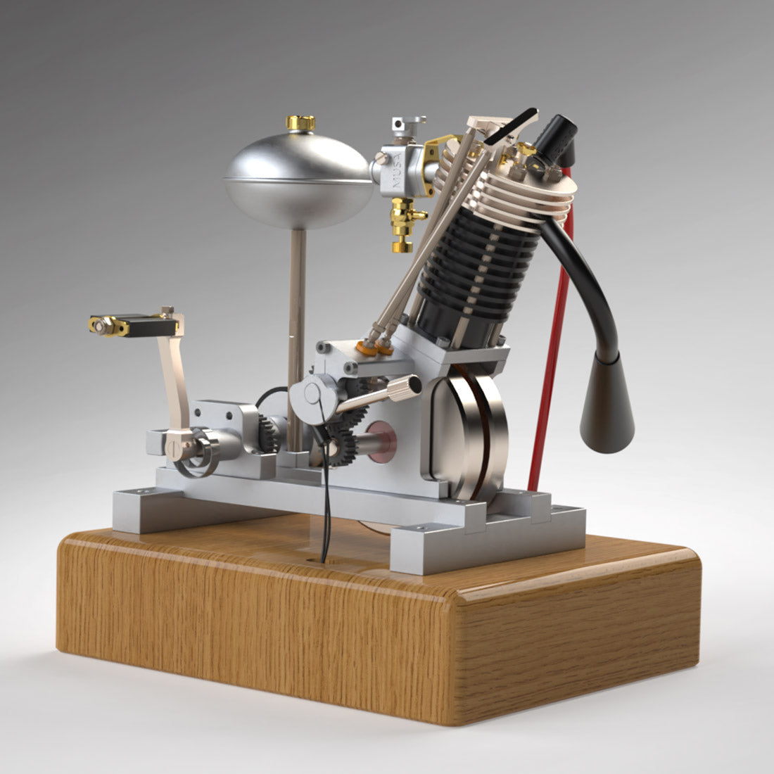 MUSA Hoglet V1 3.3cc Mini 4 Stroke Kickstart Motorcycle Engine Model Gift-helloworld7