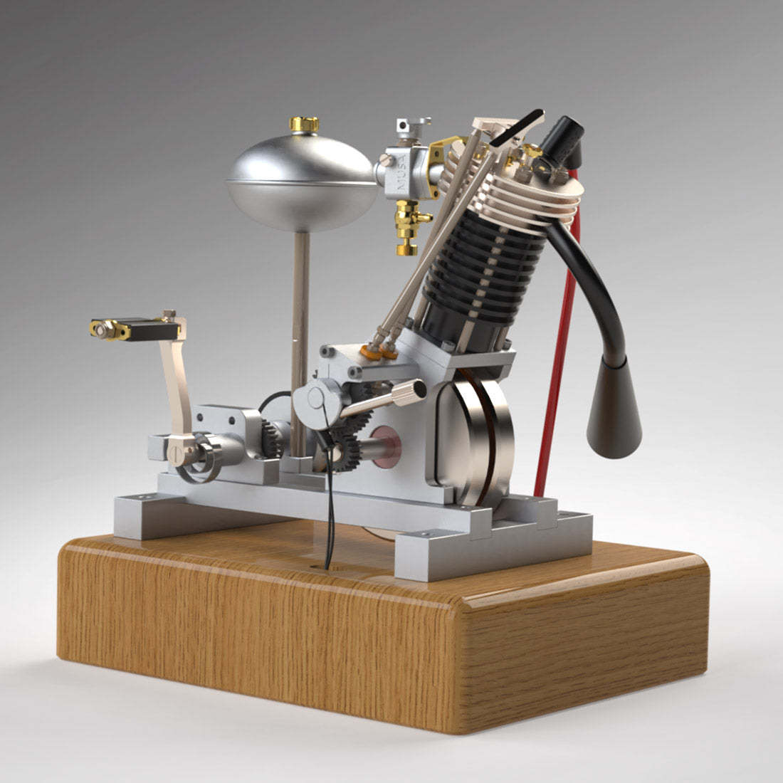 MUSA Hoglet V1 3.3cc Mini 4 Stroke Kickstart Motorcycle Engine Model Gift-helloworld7