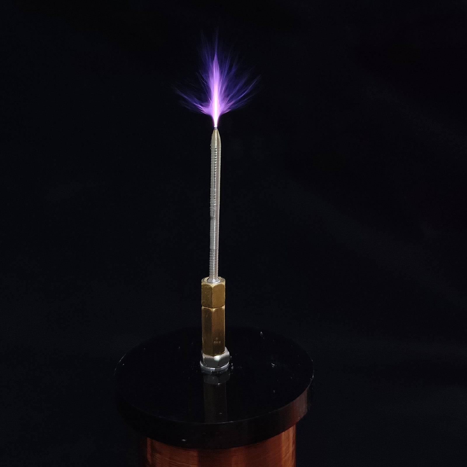 HelloWorld7-Wireless Power Transmission Table Musical Tesla Coil Plasma Motor Speaker - US Plug
