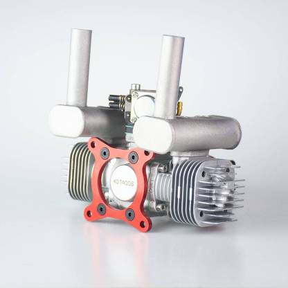 RCGF 40cc Twin Cylinder 2 Stroke Gasoline Engine for Large Scale RC Airplane 8500RPM-helloworld7
