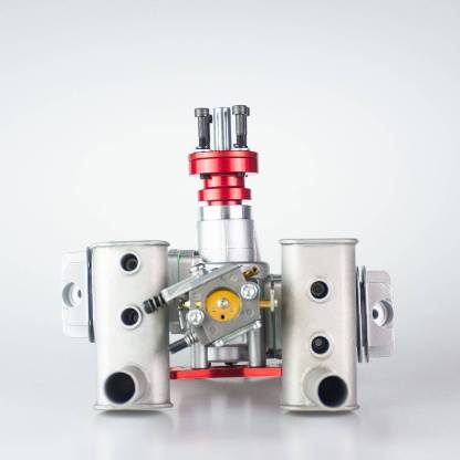 RCGF 40cc Twin Cylinder 2 Stroke Gasoline Engine for Large Scale RC Airplane 8500RPM-helloworld7