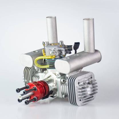 RCGF 50cc Twin Cylinder Gas Engine for RC Airplanes 4.7HP Low Vibration Smooth Power-helloworld7