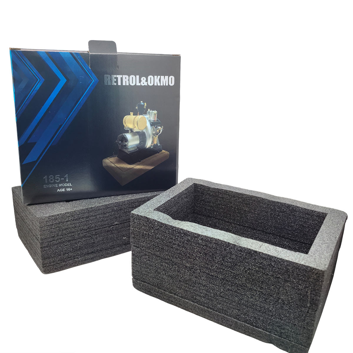 RETROL 185-Type 3.6cc Mini 4 Stroke Gas Antique Tractor Engine Model Generator Gift-helloworld7