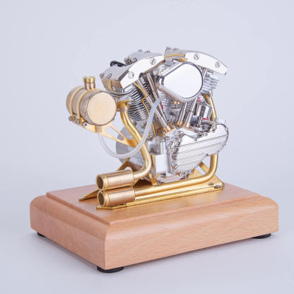 RETROL R32 4.2cc Mini V-Twin OHV 4 Stroke Gasoline Engine Model Gift-helloworld7