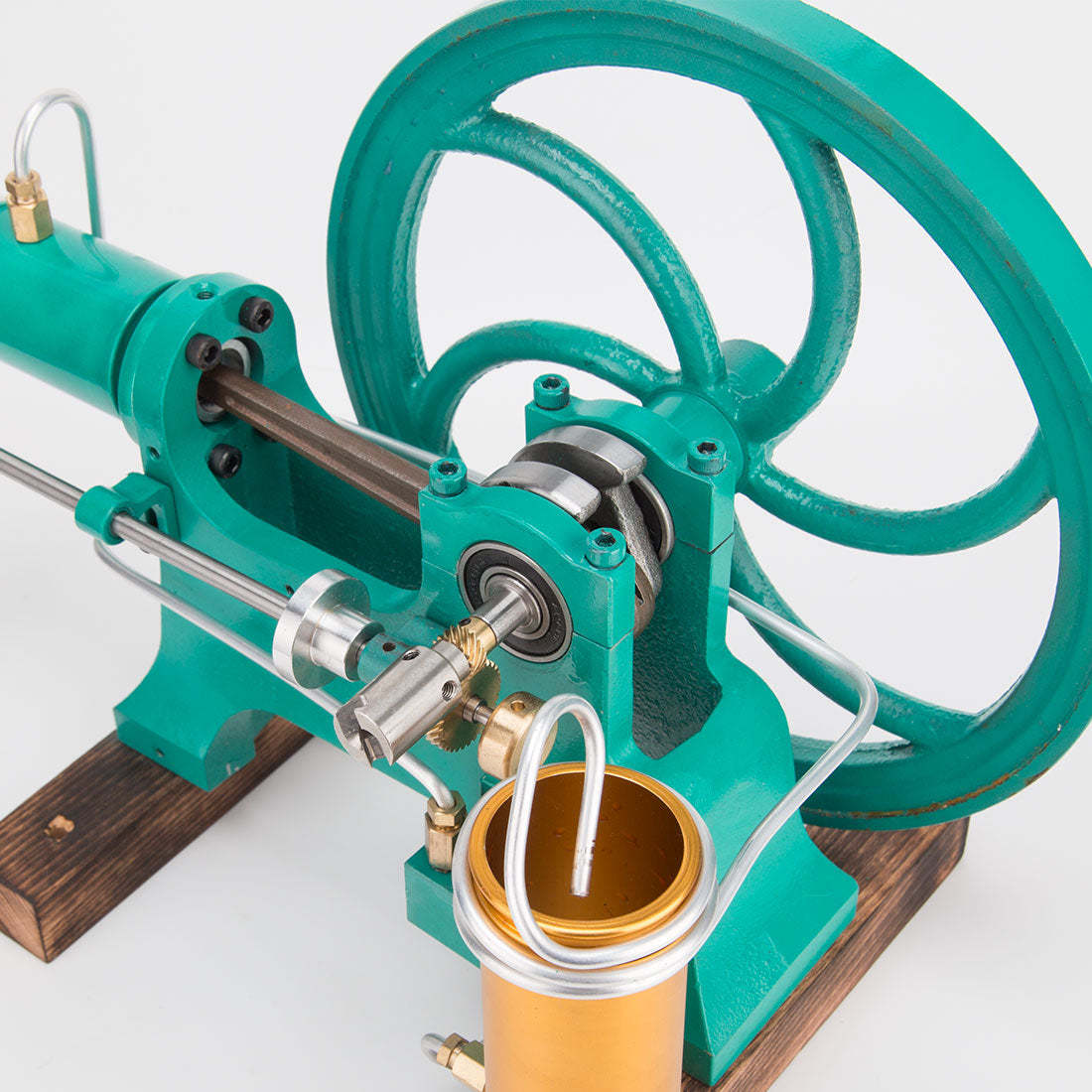 HelloWorld7-RETROL Vintage Horizontal Mill Engine Stationary Engine Model 4 Stroke Gasoline ICE