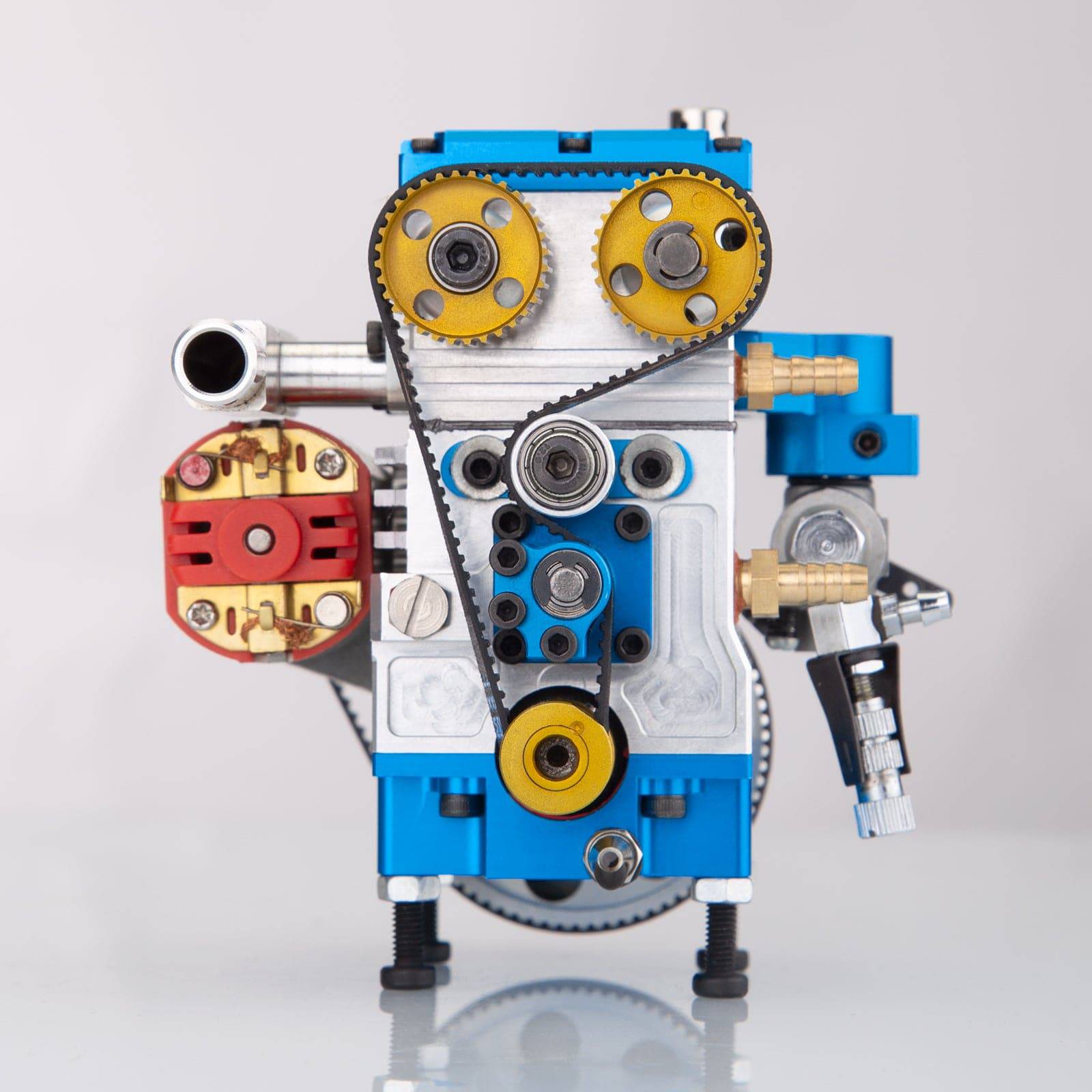 HelloWorld7-RUIFEIYA NR200 Watercooled Inline 2-cylinder 4-stroke Nitro Engine Model 8.6cc