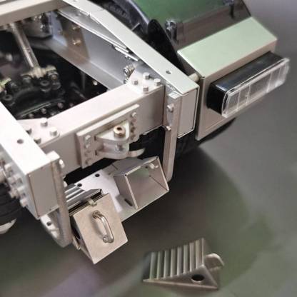 SCALECLUB 1/14 6x6 RC Tractor Trailer Full Metal Chassis Kit with Differential Lock for Custom Tamiya Truck Builds-helloworld7