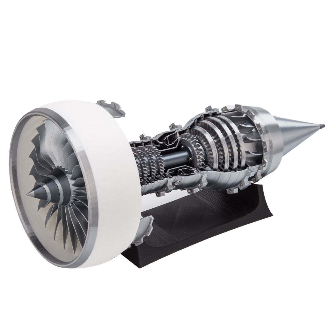 HelloWorld7-SKYMECHMAN TR900 Aircraft Turbofan Engine Model Kits 1/15 with LED Light Upgrade
