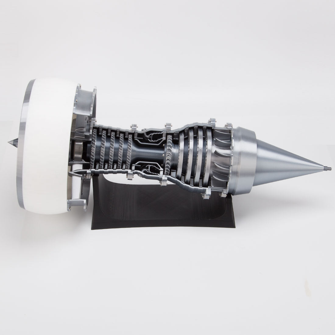 HelloWorld7-SKYMECHMAN TR900 Aircraft Turbofan Engine Model Kits 1/15 with LED Light Upgrade