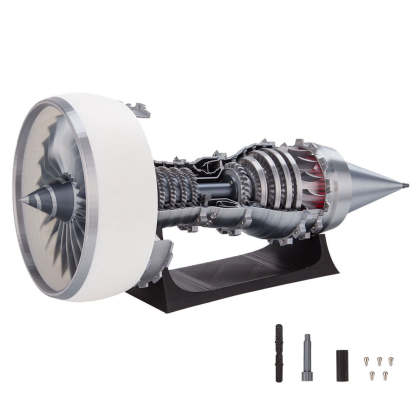 HelloWorld7-SKYMECHMAN TR900 Aircraft Turbofan Engine Model Kits 1/15 with LED Light Upgrade