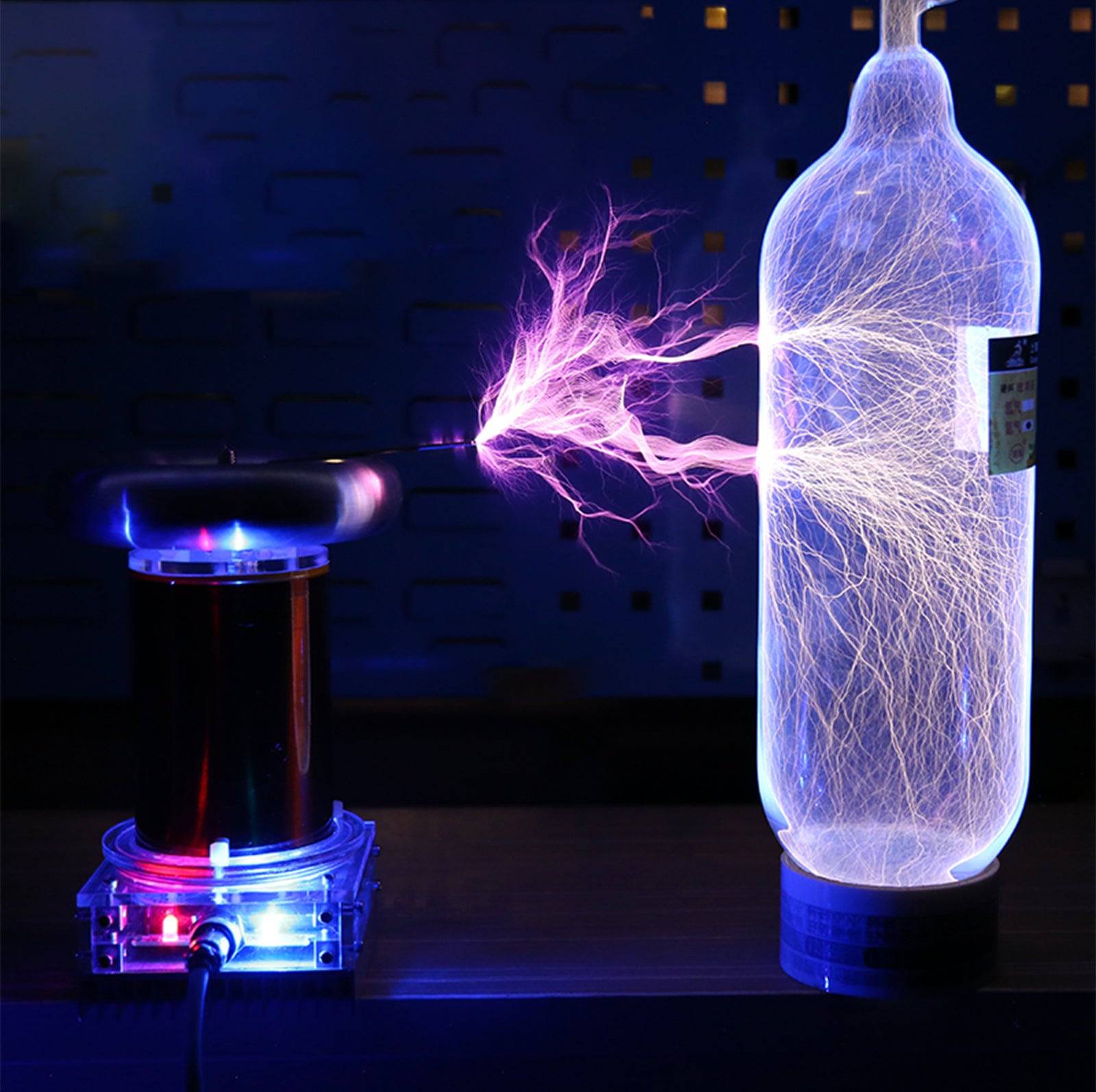 HelloWorld7-Stark 220V Tesla Coil Musical Engine with Arc Extinguishine Integrated SSTC Driver