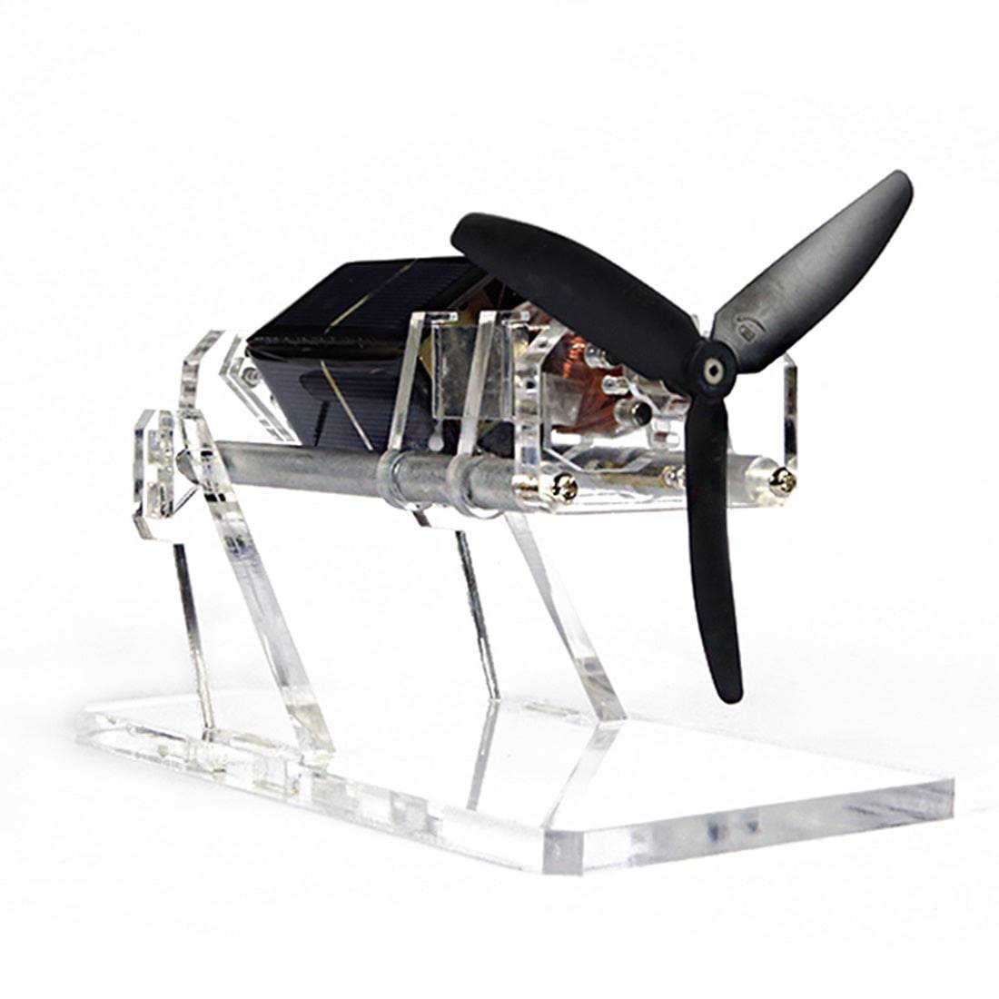 HelloWorld7-Stark Magnetic Suspension Solar Motor with Double-layer Fan
